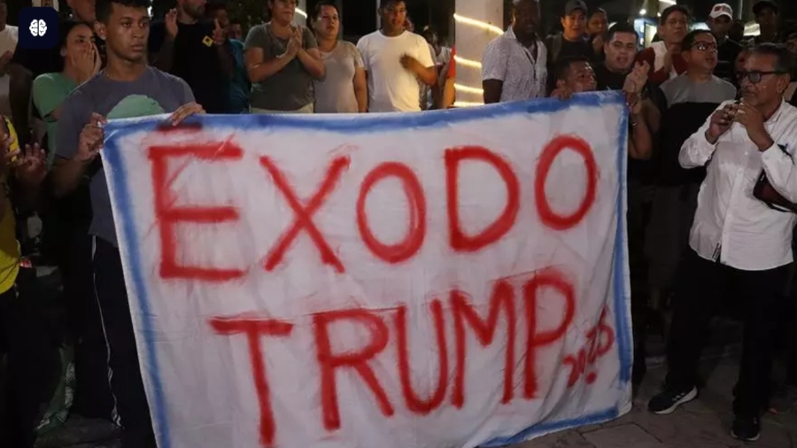 Migrantes salen en caravana desde México hacia EE.UU. una semana antes del regreso de Donald Trump a la presidencia