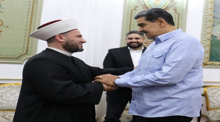 Maduro recibe a autoridad religiosa libanesa Alí Muhammad Al Ghazzawi para fortalecer lazos de amistad