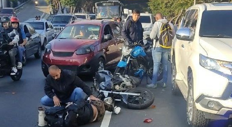 Motorizados protagonizan el 60% de los accidentes de tránsito en Venezuela
