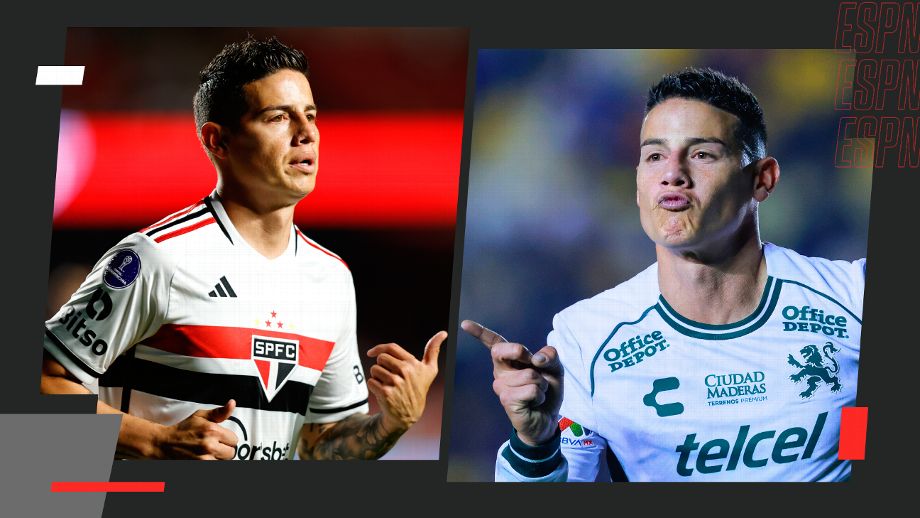 En mes y medio, James igualó con León sus registros de Sao Paulo en un año