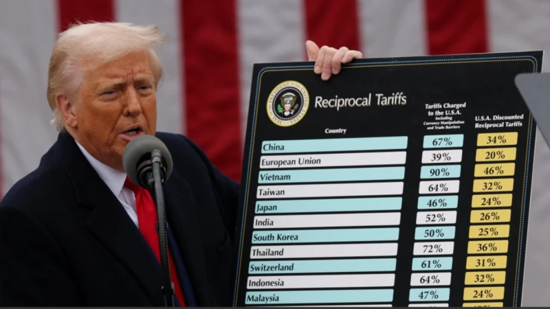 Trump impone aranceles a las principales economías del mundo y sacude las bases del comercio global