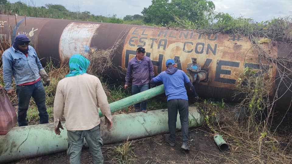 Hidrolago inicia instalación de bypas alterno para garantizar agua a más de 4 mil familias en Fabricio Ojeda