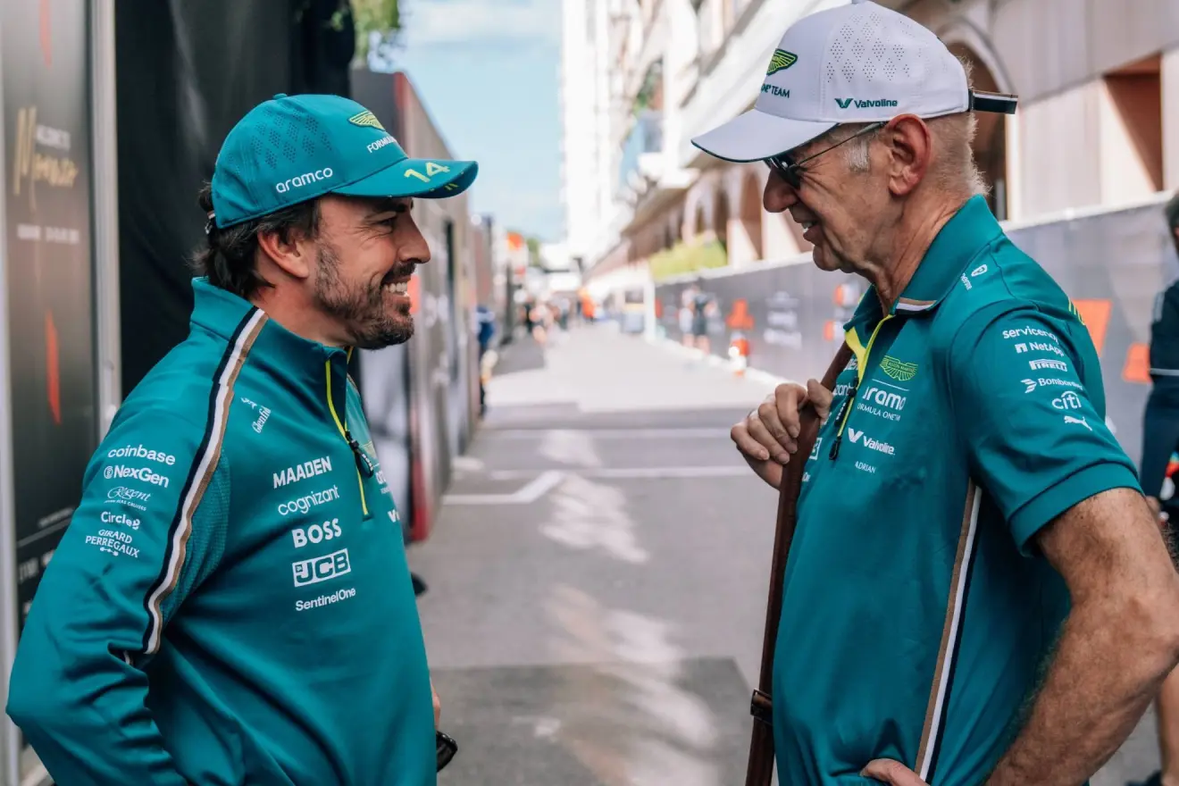 Alonso ya tiene a Newey a su lado en Mónaco