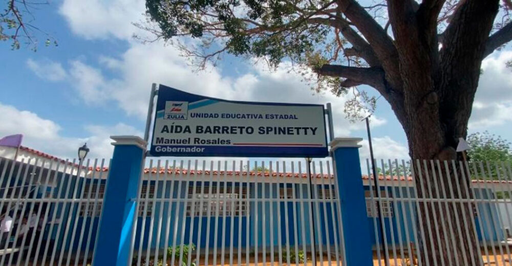 Gobernación del Zulia inaugura la escuela Aida Barreto Spinetty en el municipio Jesús Enrique Lossada