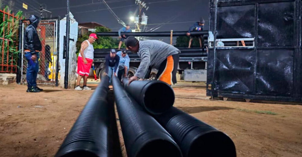 Gobierno Bolivariano mejora sistema de aguas servidas en la parroquia Luis Hurtado Higuera, Maracaibo