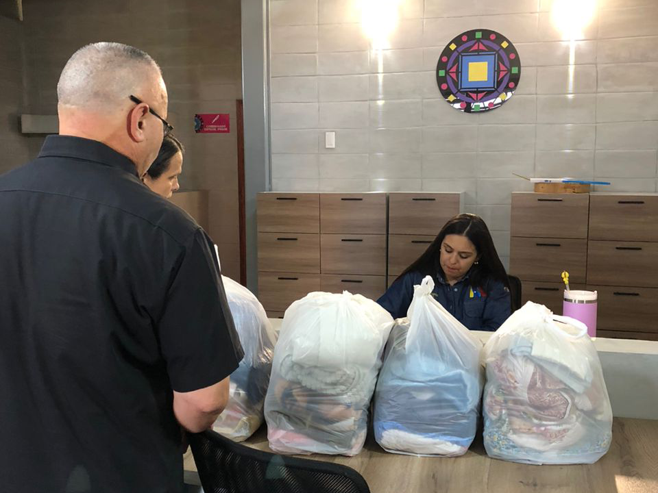 Centro de acopio en el Parque Ana María Campos recibe donaciones para afectados por lluvias en Mérida