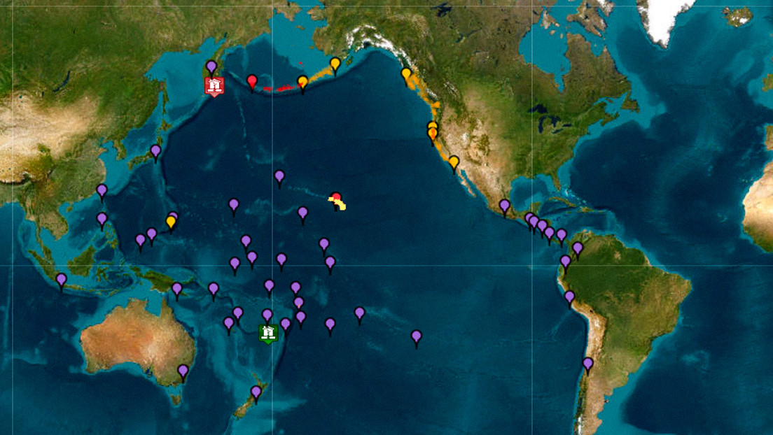 ¿Qué países de Latinoamérica emitieron alerta de tsunami tras el megasismo frente a las costas de Rusia?