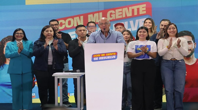 Jorge Rodríguez revela obstáculos de Bukele en operación de intercambio entre Venezuela y EE.UU.