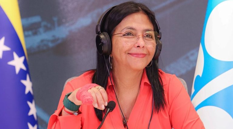 Vicepresidenta Rodríguez participa en 61° Reunión del Comité de la OPEP