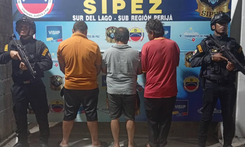 Aprehenden a tres sujetos por abuso sexual a una adolescente en Zulia