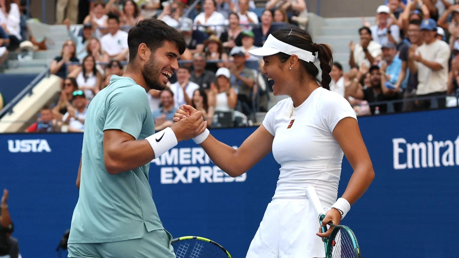 La aventura de Raducanu y Alcaraz dura un solo partido