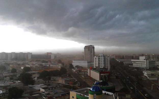 Inameh alerta sobre clima variable con probables tormentas eléctricas este lunes