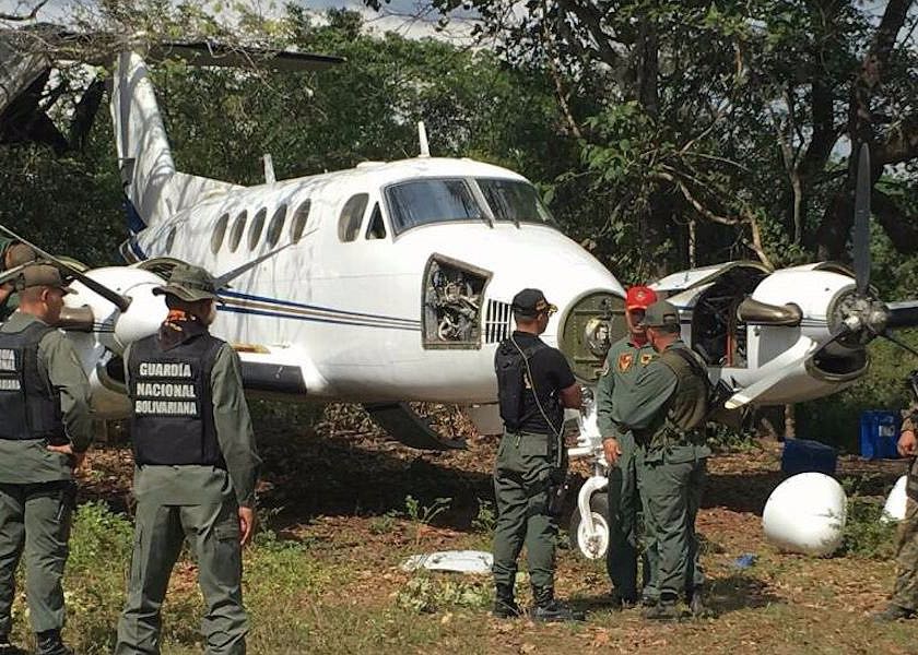 Venezuela afirma haber neutralizado 402 aviones narcotraficantes en una ofensiva contra el narcotráfico