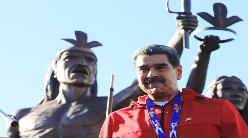 Presidente Maduro inaugura Monumento a Guaicaipuro y Urquía en conmemoración del Día de la Resistencia Indígena