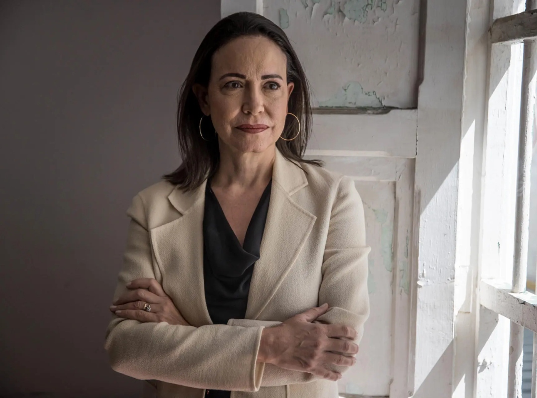 María Corina Machado afirma que solo presión internacional forzará salida de Maduro del poder