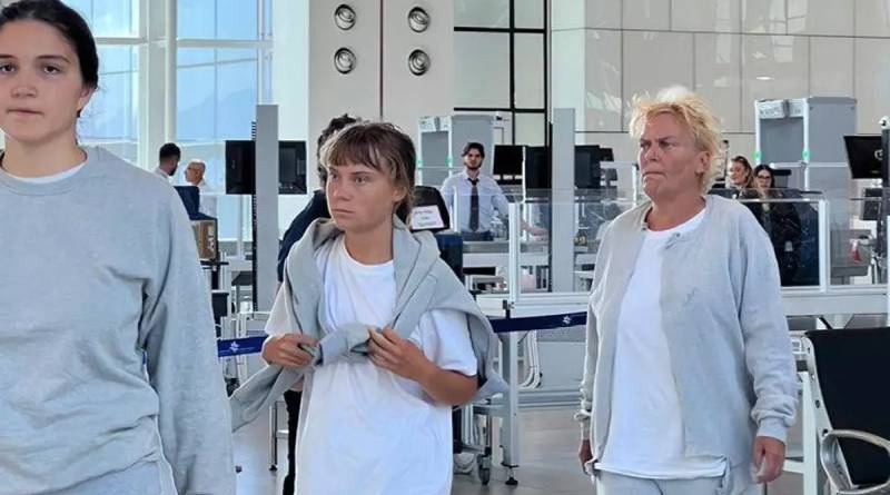 Israel deporta a 171 activistas de flotilla Global Sumud incluida Greta Thunberg