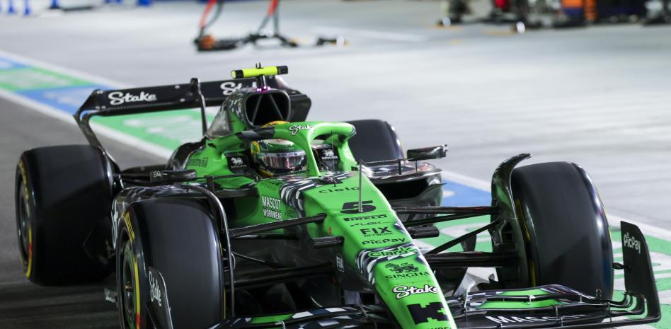 Gabriel Bortoleto recibe penalización de cinco puestos para el GP de Qatar tras chøque en la salida del GP de Las Vegas