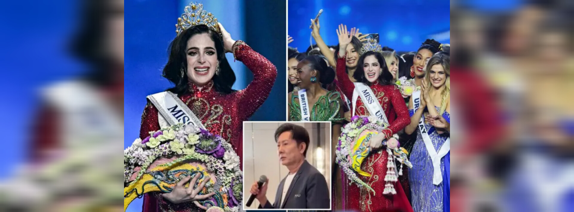 Empresario tailandés de Miss Universo reacciona con mensajes ambiguos tras victoria de Miss México 2025