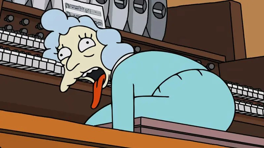 Tras 34 años, Los Simpson dan el último adiós a la icónica organista Alice Glick