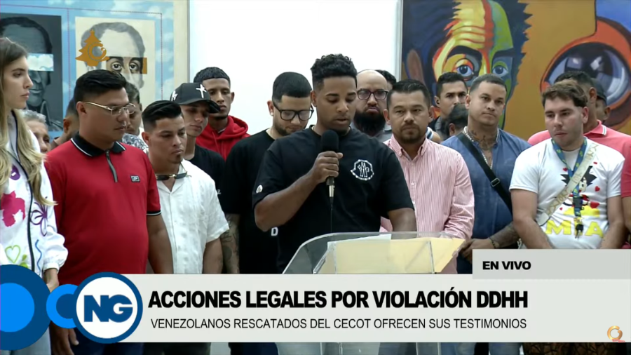 Venezolanos deportados desde EE.UU. denuncian torturas y abusos en centro de detención de El Salvador