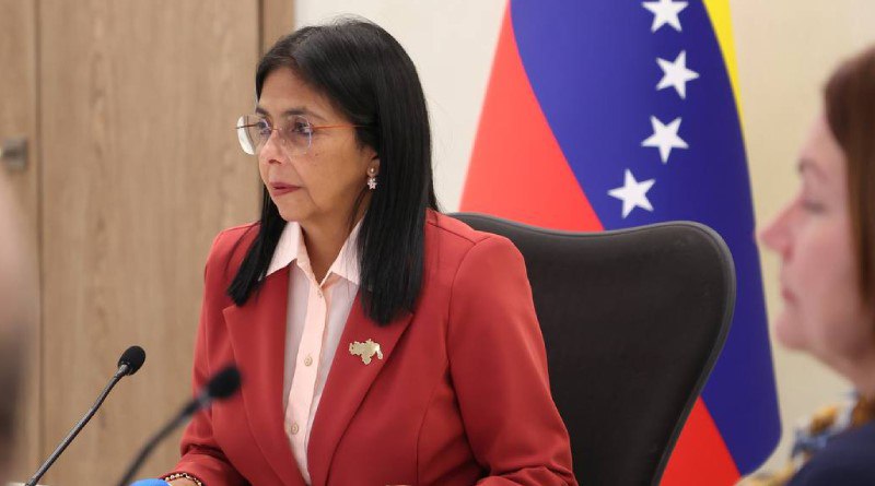 Vicepresidenta Delcy Rodríguez desmiente rumores y confirma que se encuentra en Venezuela tras ataque de EE.UU.
