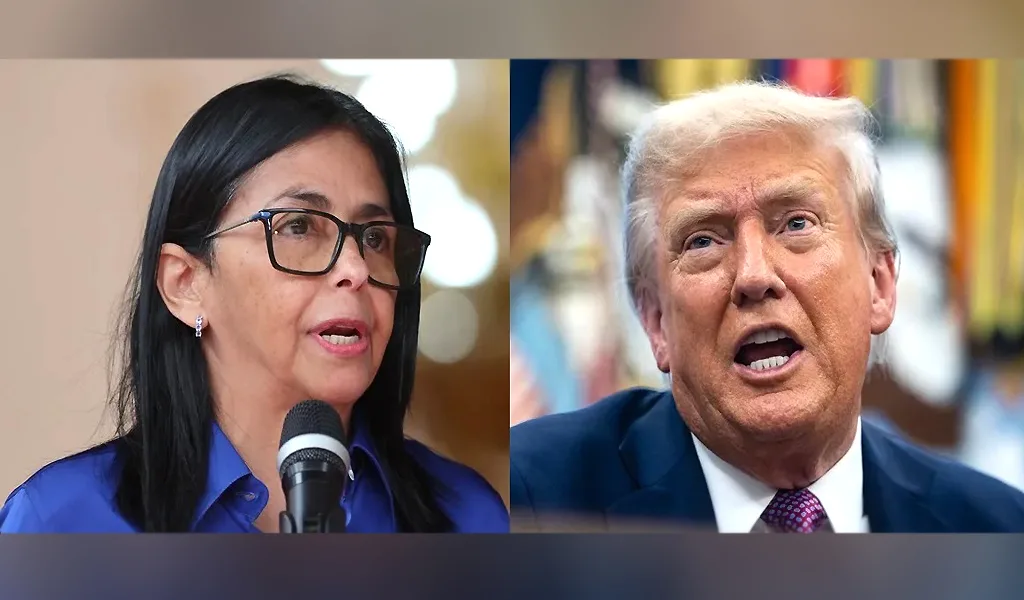 Trump Elogia a Delcy Rodríguez Tras Conversación Telefónica: “Es una Persona Fantástica”