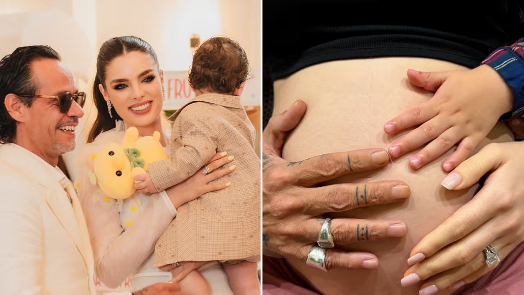 Nadia Ferreira y Marc Anthony anuncian que esperan otro bebé