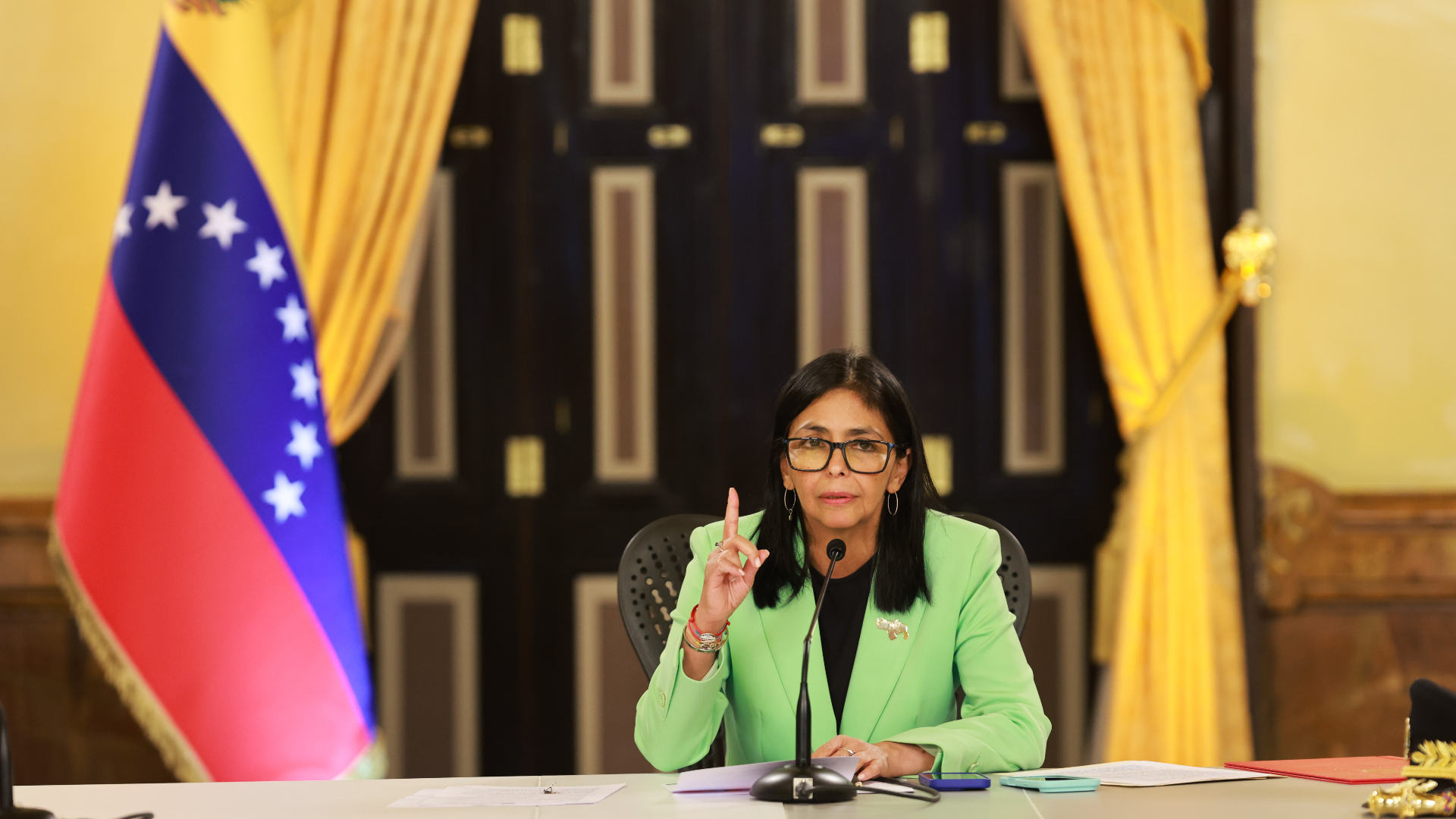 Delcy Rodríguez convoca a la unión nacional ante “horas peligrosas” y afirma que “el bloqueo no ha derrotado a Venezuela”