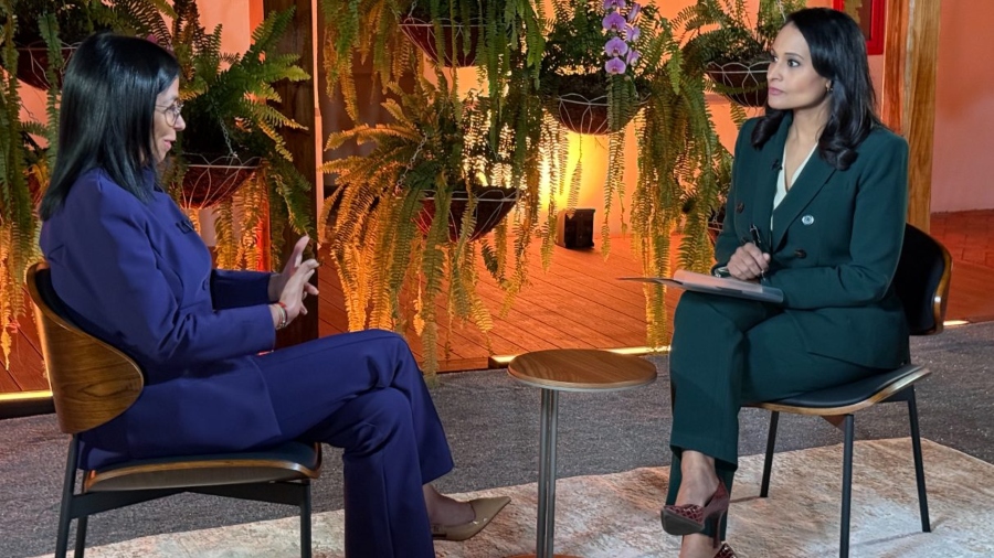 Delcy Rodríguez defiende legitimidad de Nicolás Maduro como Presidente de Venezuela