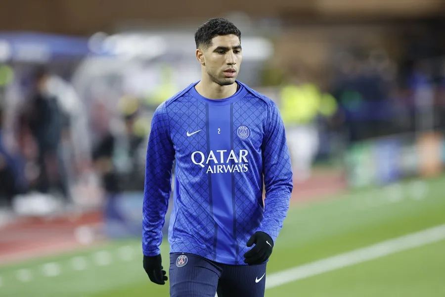 Achraf Hakimi incluido en la convocatoria del PSG pese a su citación judicial por presunto delito de violación