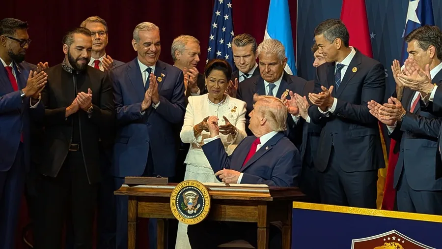 Trump se pronuncia sobre el idioma español en cumbre de líderes Latinoamericanos