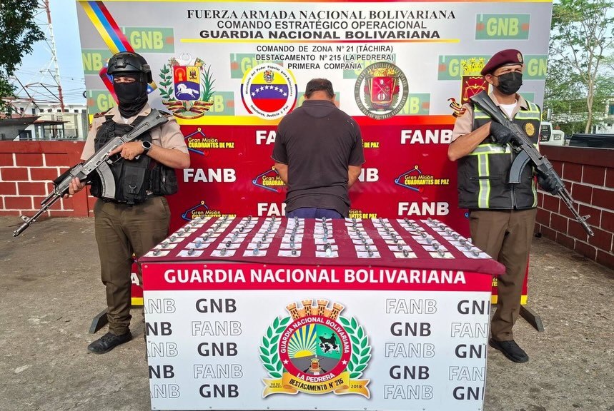 Detenido en Táchira por transporte de 80 dediles de Cocaína en su organismo