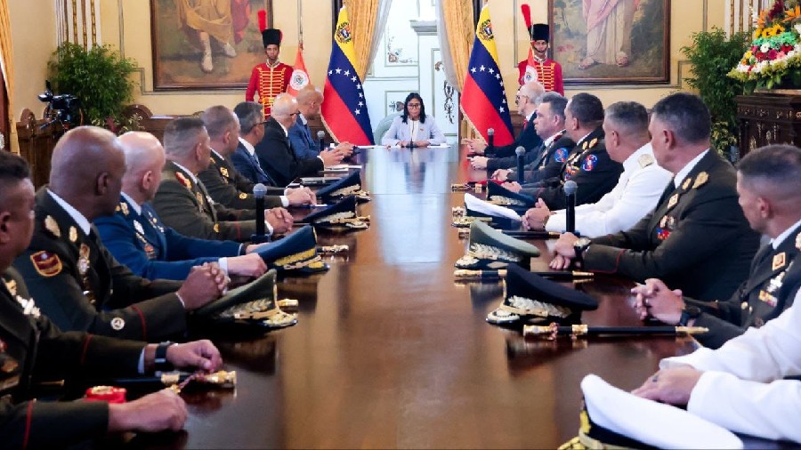 Delcy Rodríguez juramenta nuevo alto mando militar en pro de una Venezuela soberana y justa