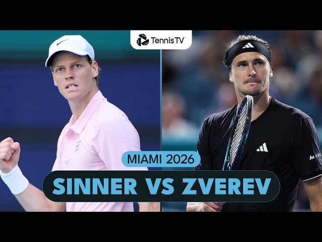 Jannik Sinner conquista la final del Miami Open 2026 tras dominante victoria sobre Zverev