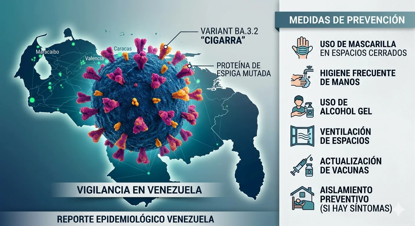 Variante “Cigarra” del COVID-19 genera preocupación en el sistema de salud venezolano