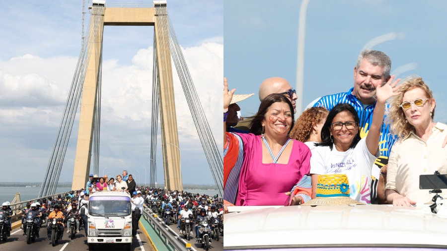 Delcy Rodríguez participó en Gran Peregrinación Nacional desde el estado Zulia para exigir el fin de las sanciones
