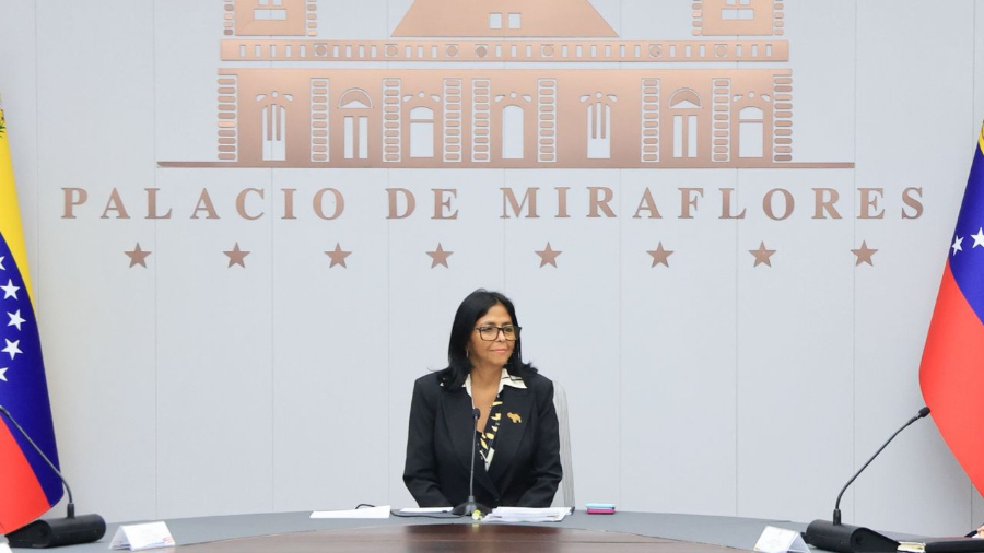 Delcy Rodríguez: “Una licencia no basta, las sanciones contra Venezuela deben cesar totalmente”