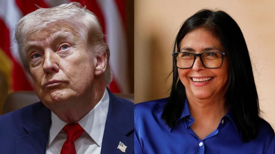 Trump expresa su apoyo a Delcy Rodríguez y considera postularse a la presidencia de Venezuela